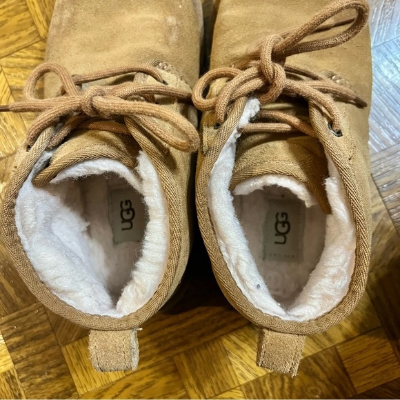 UGG Neumel Tie Up Fashion Boots Chestnut Women’s size 8 - Picture 10 of 11